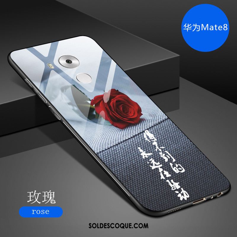 Coque Huawei Mate 8 Personnalité Fluide Doux Téléphone Portable Vert Miroir Pas Cher