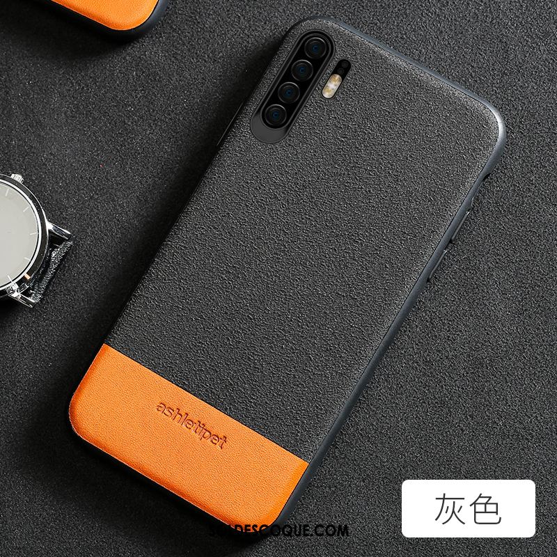 Coque Huawei P30 Pro Cuir Personnalité Incassable Étui En Cuir Élégant En Ligne