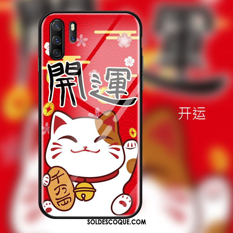 Coque Huawei P30 Pro Téléphone Portable Miroir Tout Compris De Fête Rouge Pas Cher