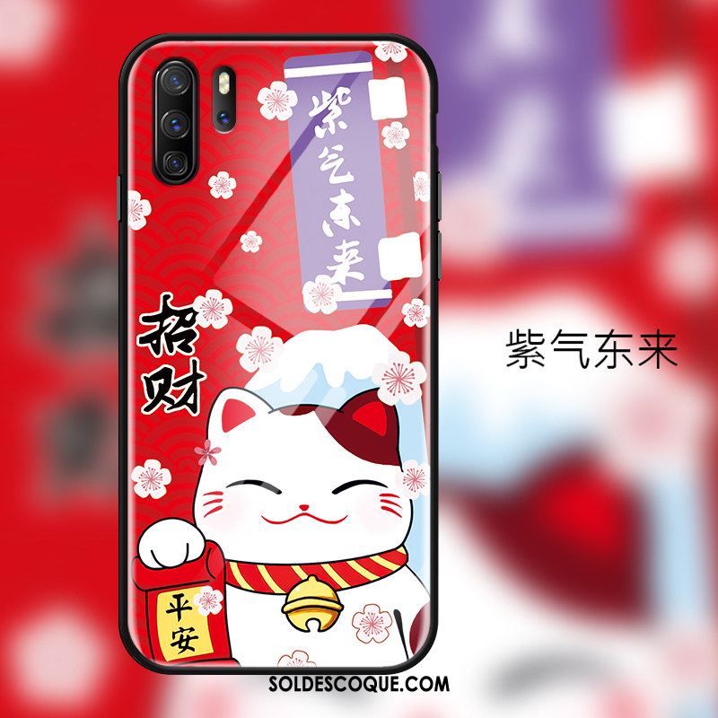 Coque Huawei P30 Pro Téléphone Portable Miroir Tout Compris De Fête Rouge Pas Cher