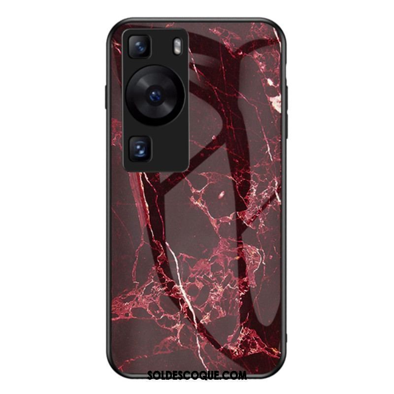 Coque Huawei P60 Pro Verre Trempé Marbre