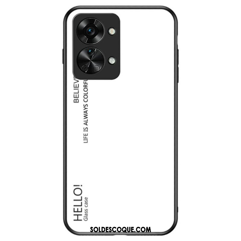 Coque OnePlus Nord 2T 5G Verre Trempé Hello