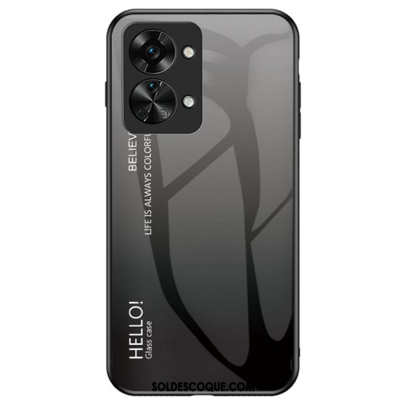 Coque OnePlus Nord 2T 5G Verre Trempé Hello