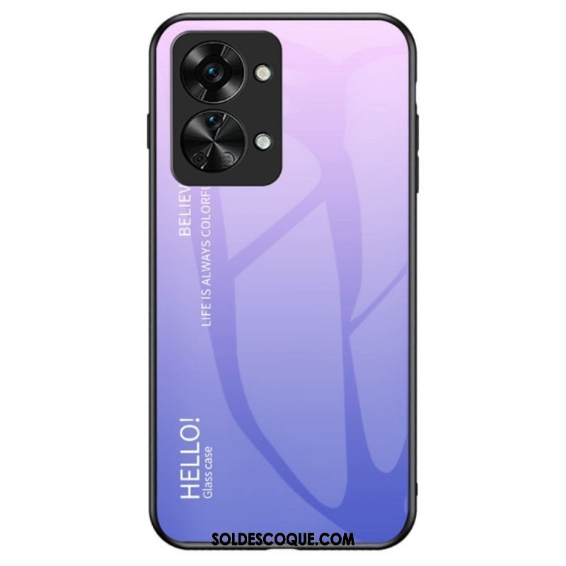 Coque OnePlus Nord 2T 5G Verre Trempé Hello