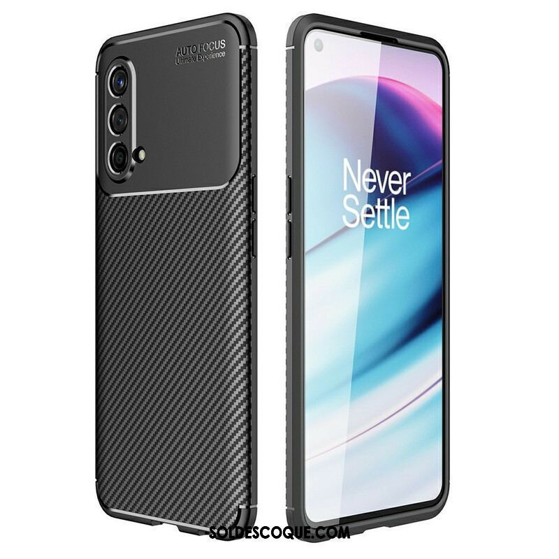 Coque OnePlus Nord CE 5G Flexible Texture Fibre Carbone