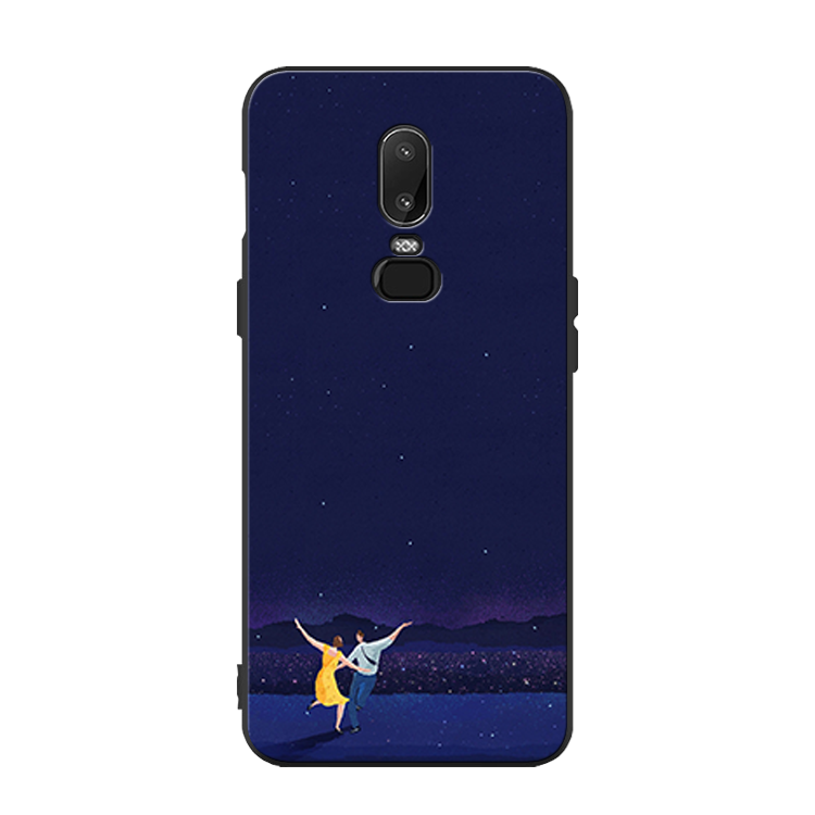 Coque Oneplus 6 Protection Ciel Étoilé Noir Gris Incassable Housse Pas Cher