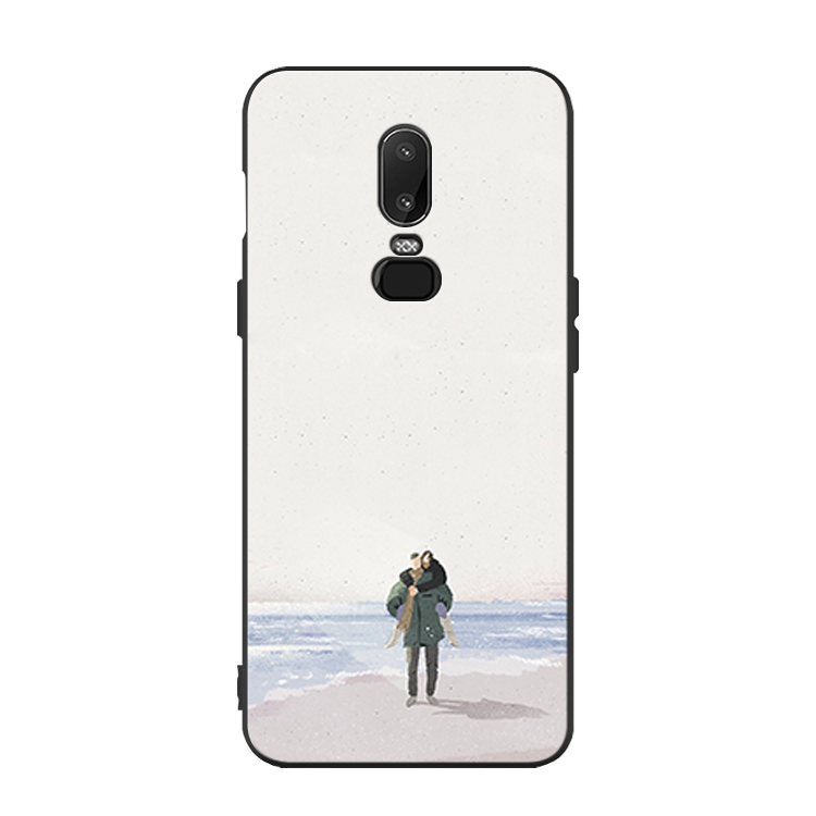 Coque Oneplus 6 Protection Ciel Étoilé Noir Gris Incassable Housse Pas Cher