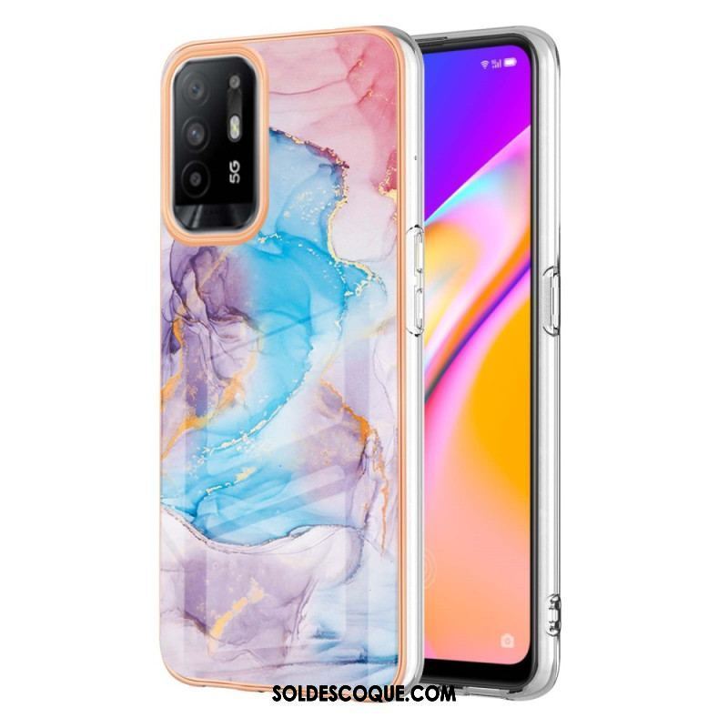 Coque Oppo A94 5G Marbre Pastel