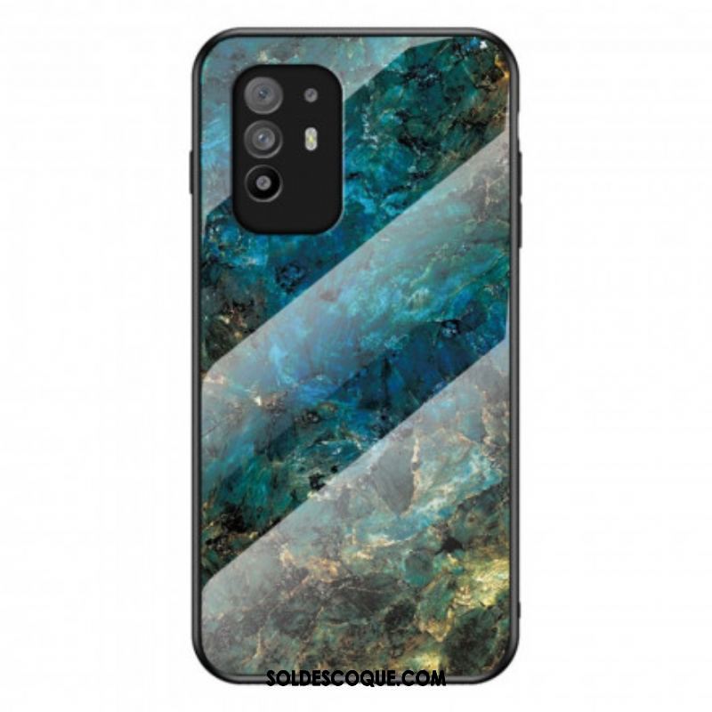 Coque Oppo A94 5G Verre Trempé Marble Colors