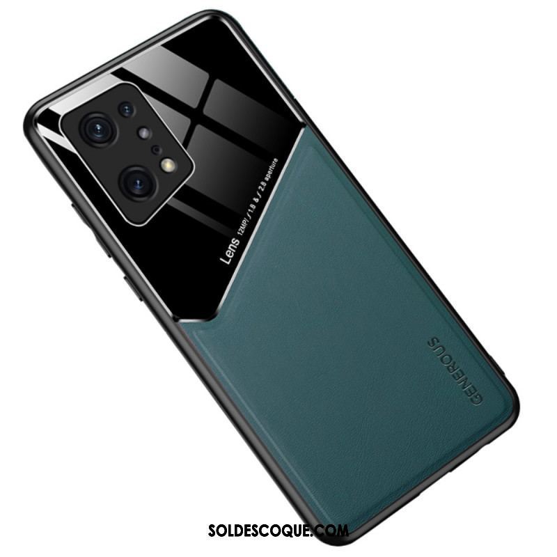 Coque Oppo Find X5 Pro Simili Cuir Haut de Gamme