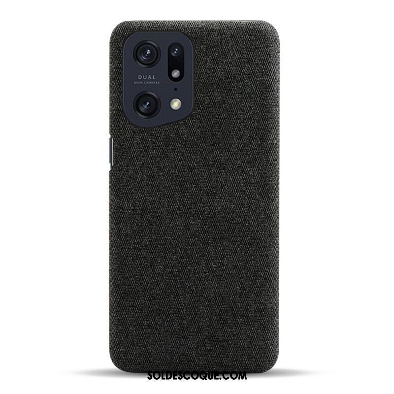 Coque Oppo Find X5 Pro Tissu