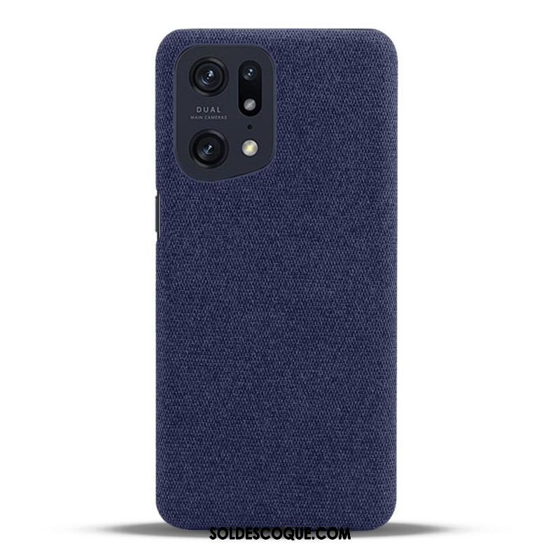 Coque Oppo Find X5 Pro Tissu