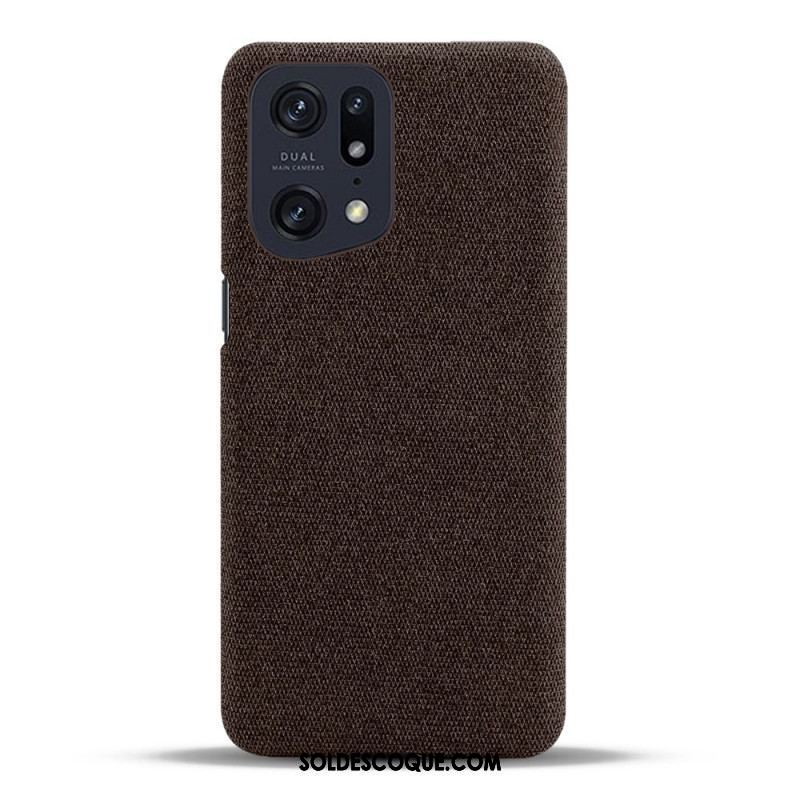 Coque Oppo Find X5 Pro Tissu