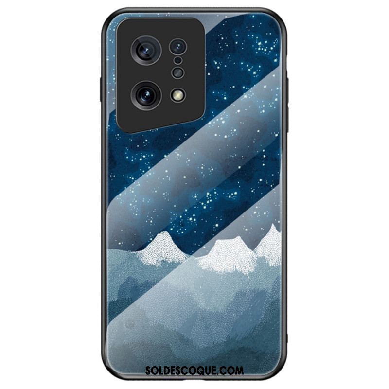 Coque Oppo Find X5 Verre Trempé Marbre