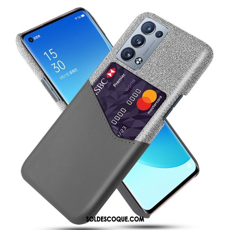 Coque Oppo Reno 6 PRo 5G Porte-Carte Accès Facile