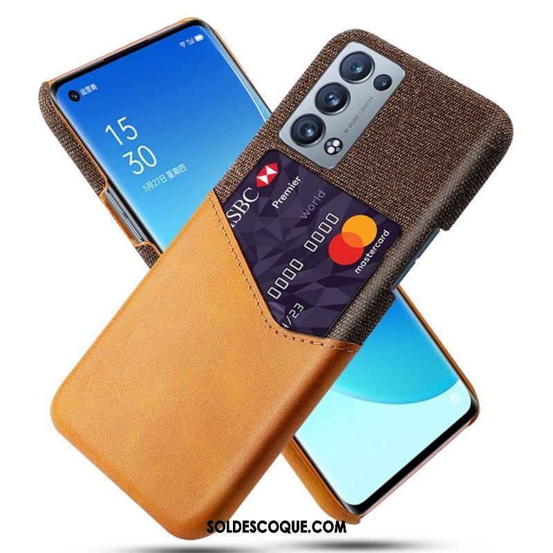 Coque Oppo Reno 6 PRo 5G Porte-Carte Accès Facile