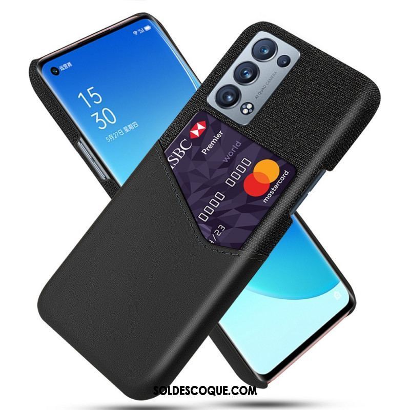 Coque Oppo Reno 6 PRo 5G Porte-Carte Accès Facile