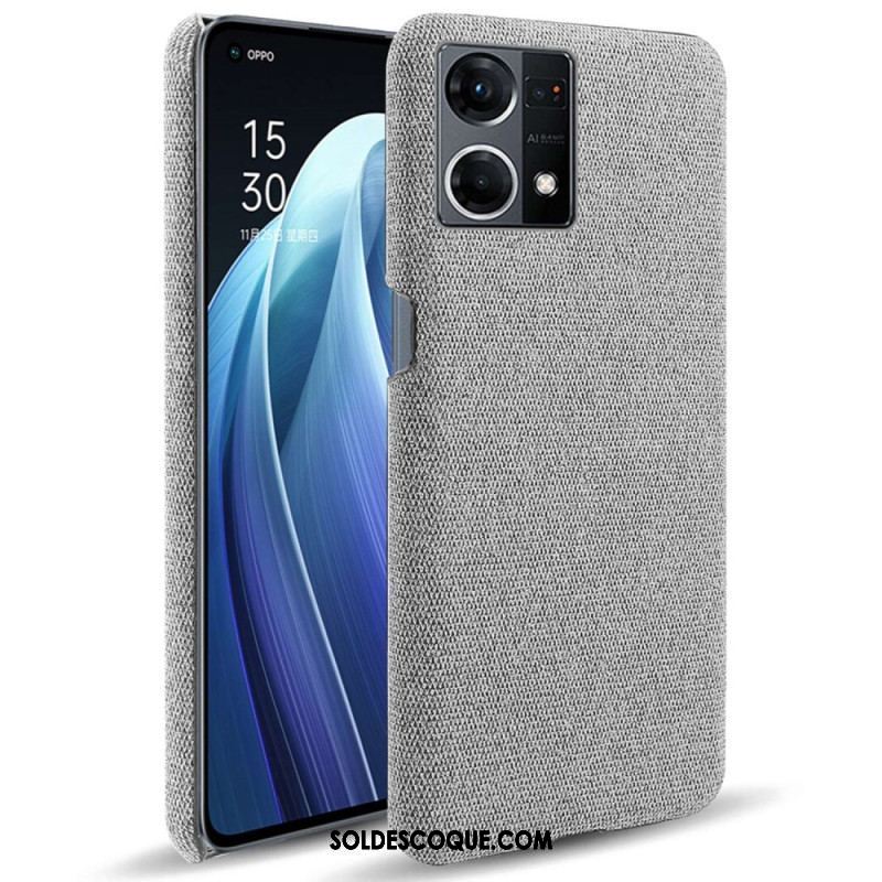 Coque Oppo Reno 7 Tissu