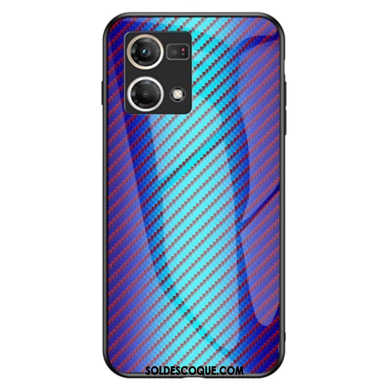 Coque Oppo Reno 7 Verre Trempé Fibre Carbone