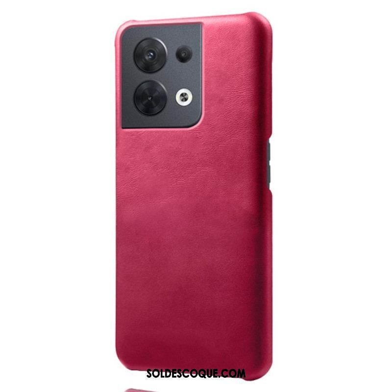 Coque Oppo Reno 8 Effet Cuir