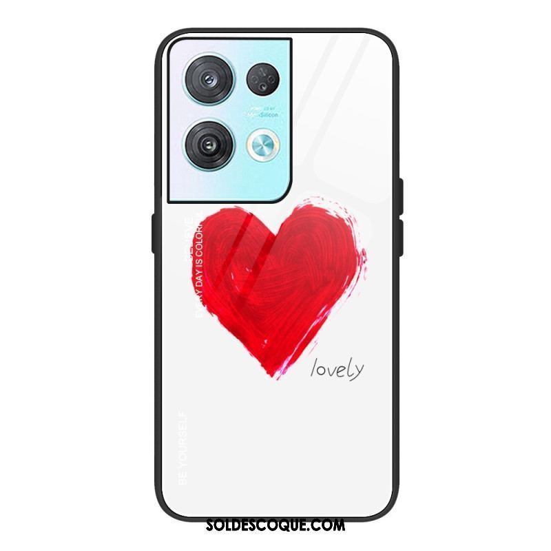 Coque Oppo Reno 8 Pro Verre Trempé Coeur