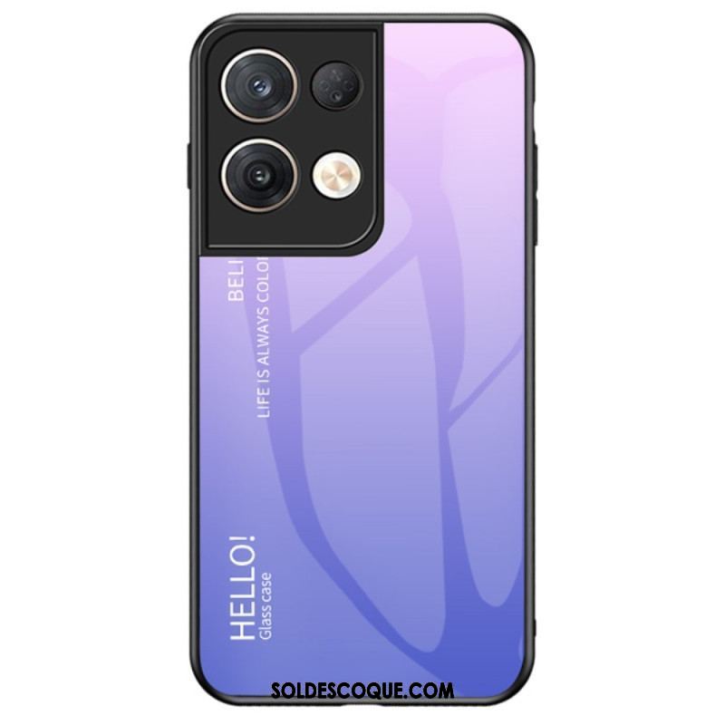 Coque Oppo Reno 8 Pro Verre Trempé Hello