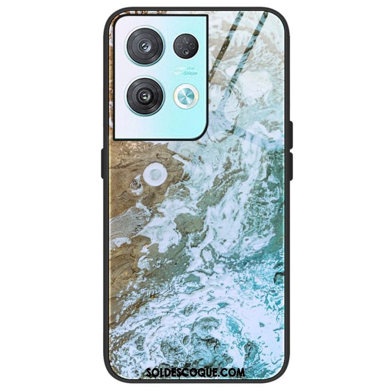 Coque Oppo Reno 8 Pro Verre Trempé Marble Colors