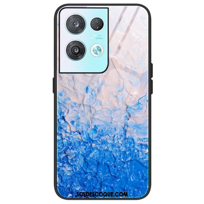 Coque Oppo Reno 8 Pro Verre Trempé Marble Colors