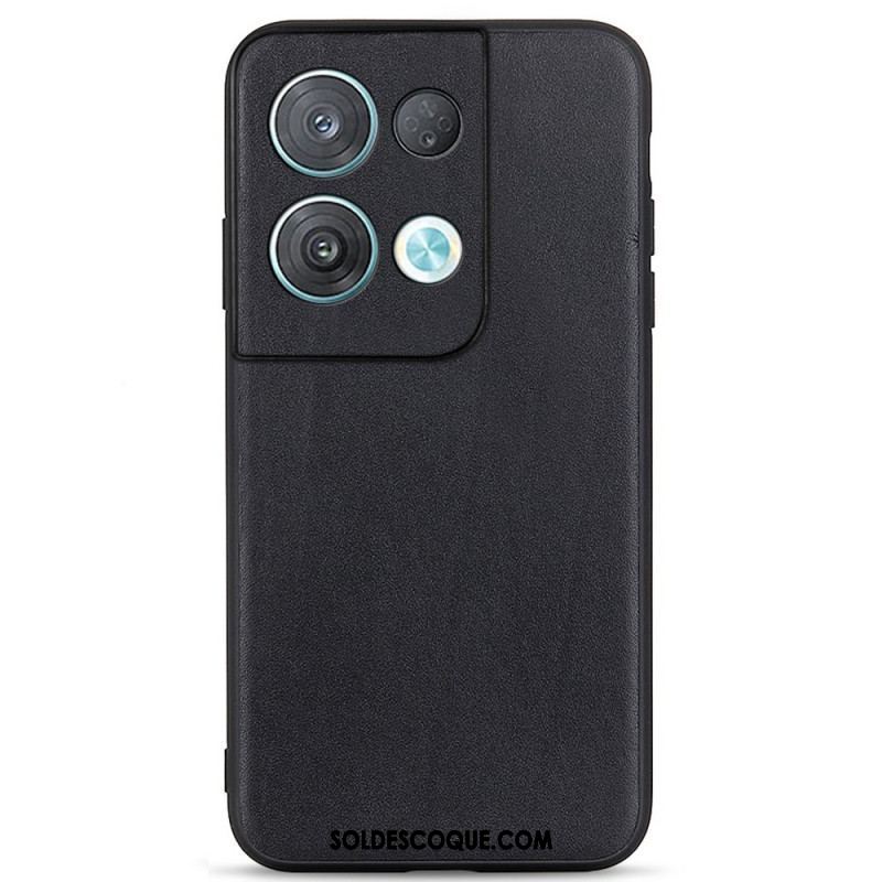 Coque Oppo Reno 8 Pro Vrai Cuir