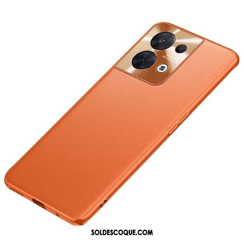 Coque Oppo Reno 8 Simili Cuir Haut de Gamme