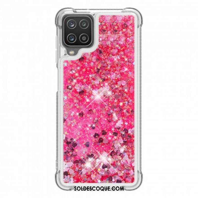 Coque Samsung Galaxy A12 / M12 Désire Paillettes