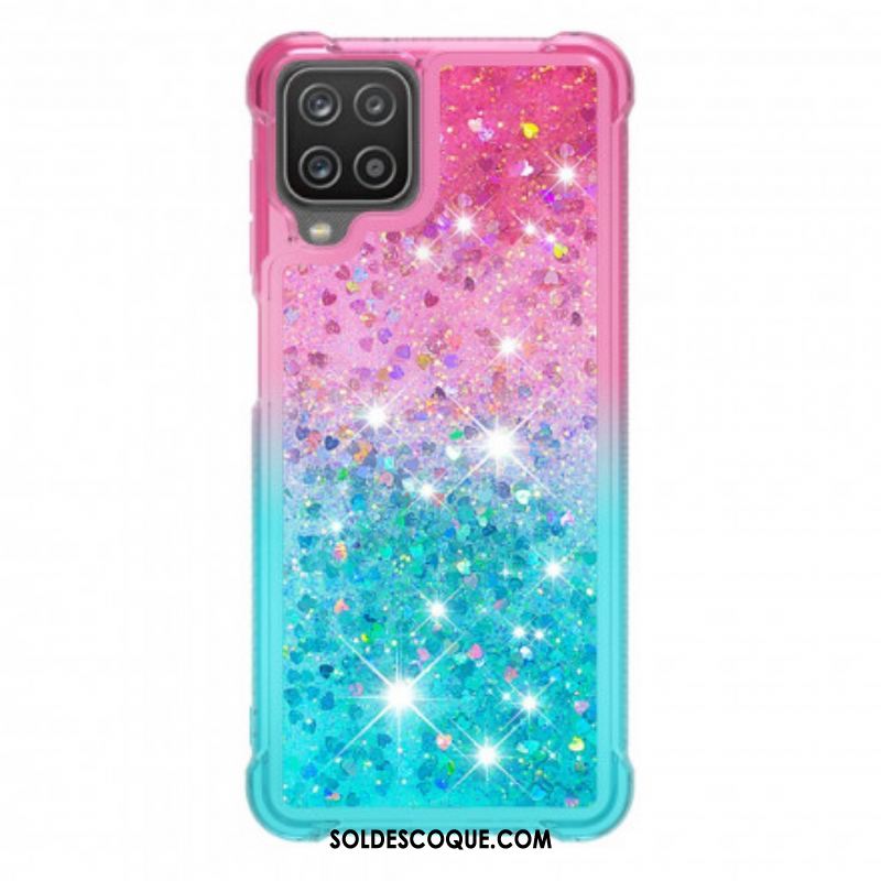 Coque Samsung Galaxy A12 / M12 Paillettes Colors