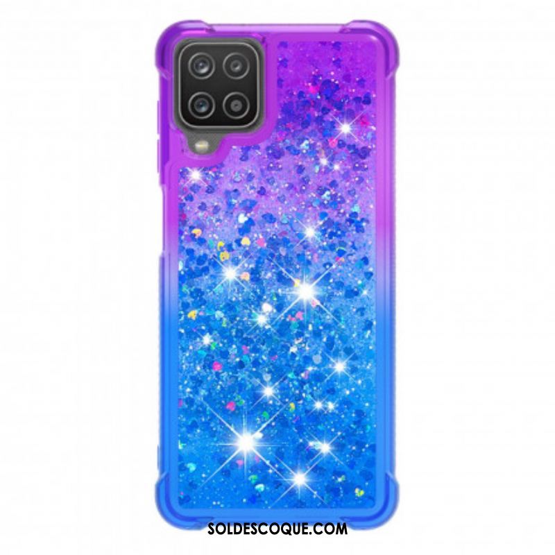 Coque Samsung Galaxy A12 / M12 Paillettes Colors