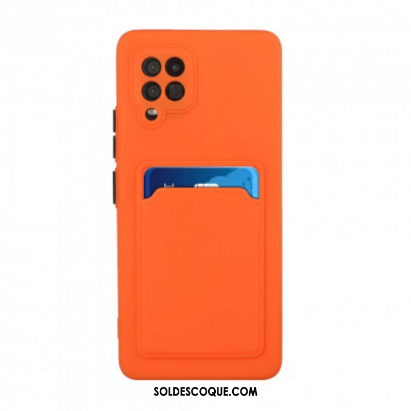 Coque Samsung Galaxy A12 / M12 Silicone Porte Carte