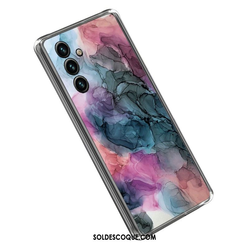 Coque Samsung Galaxy A14 5G / A14 Marbre Aquarelle