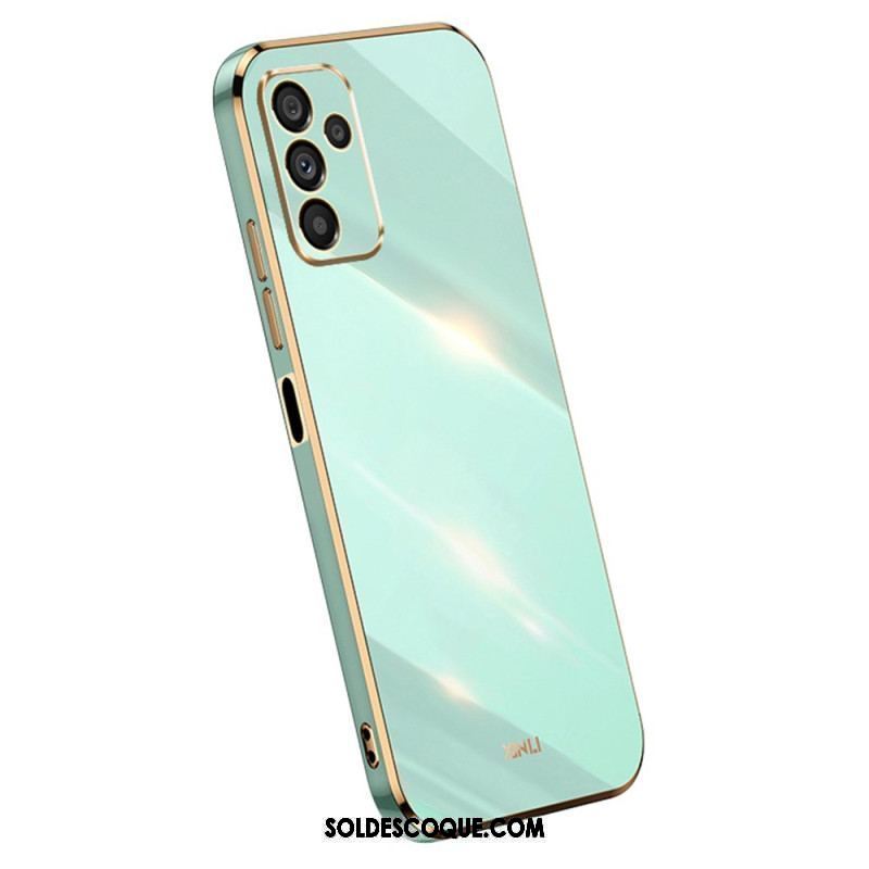 Coque Samsung Galaxy A14 5G / A14 Silicone Rebords Dorés