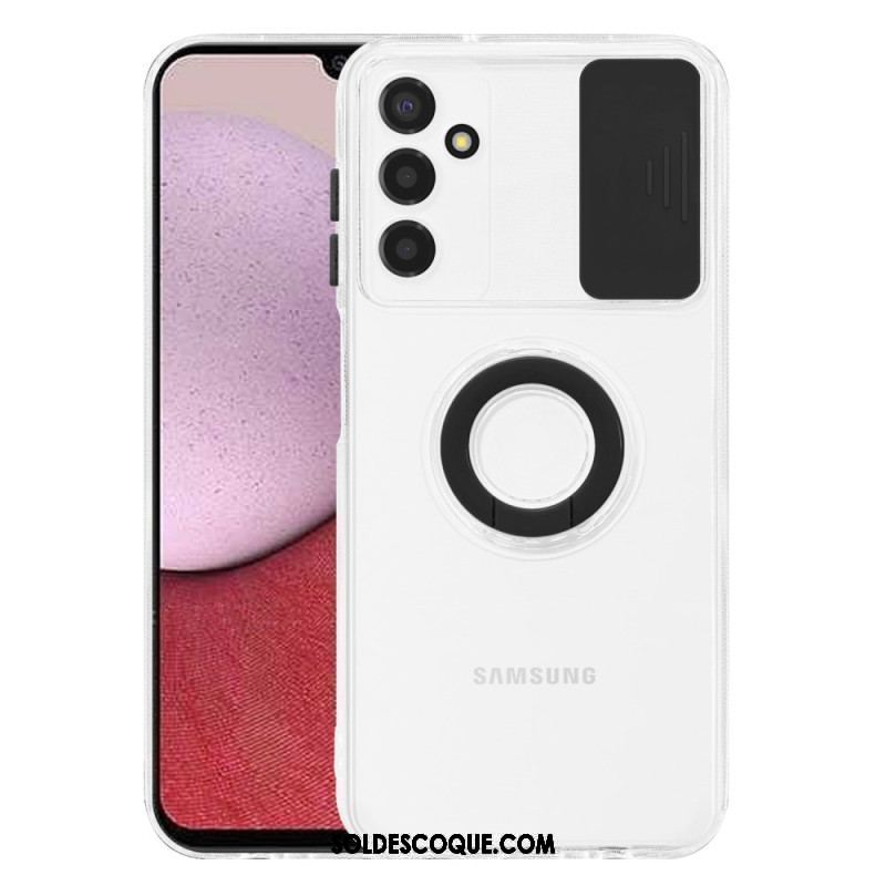 Coque Samsung Galaxy A14 5G / A14 Transparente avec Anneau-Support