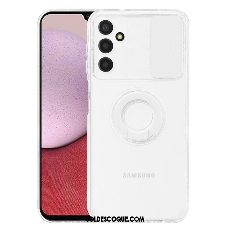 Coque Samsung Galaxy A14 5G / A14 Transparente avec Anneau-Support