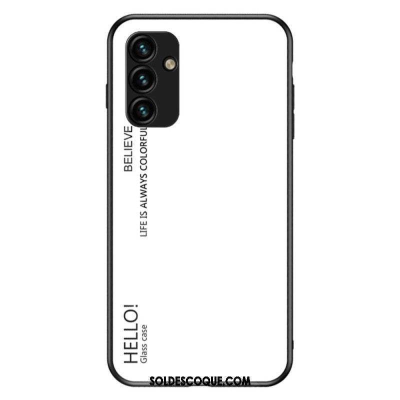 Coque Samsung Galaxy A14 5G / A14 Verre Trempé Hello