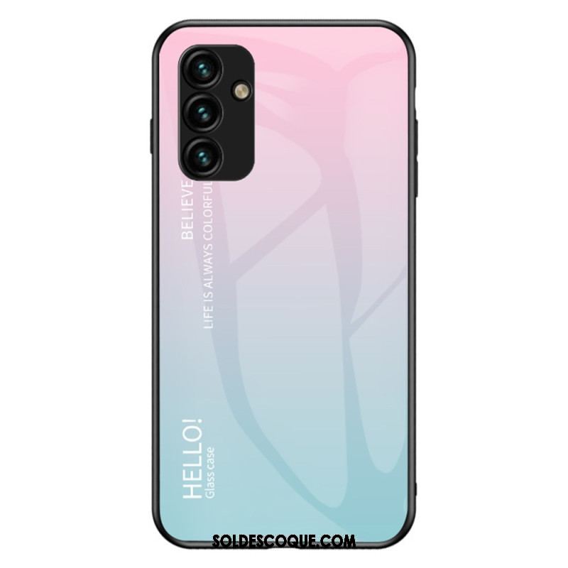 Coque Samsung Galaxy A14 5G / A14 Verre Trempé Hello