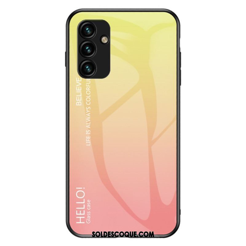 Coque Samsung Galaxy A14 5G / A14 Verre Trempé Hello