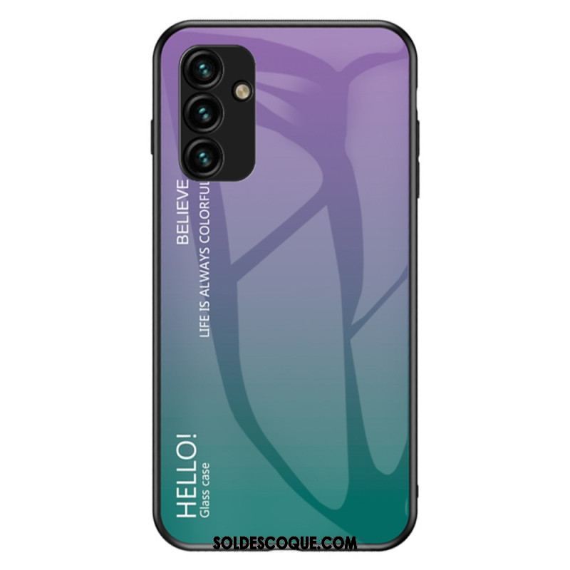 Coque Samsung Galaxy A14 5G / A14 Verre Trempé Hello