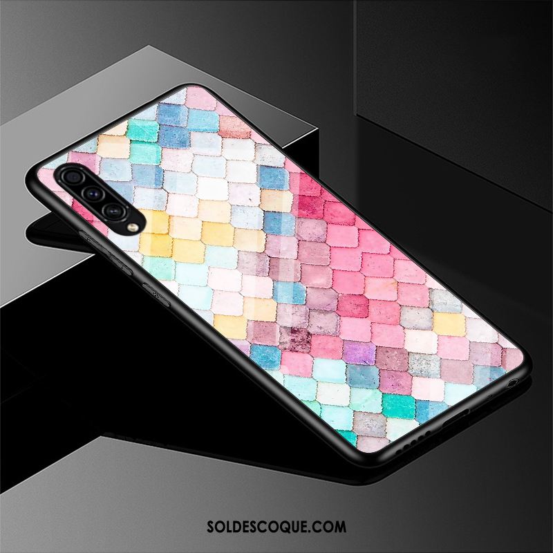 Coque Samsung Galaxy A50s Étui Simple Délavé En Daim Silicone Tout Compris France