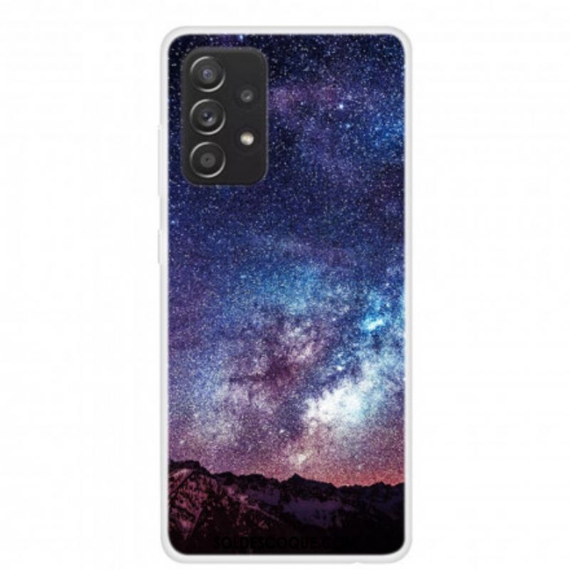 Coque Samsung Galaxy A52 4G / A52 5G / A52s 5G Silicone Planètes en feu