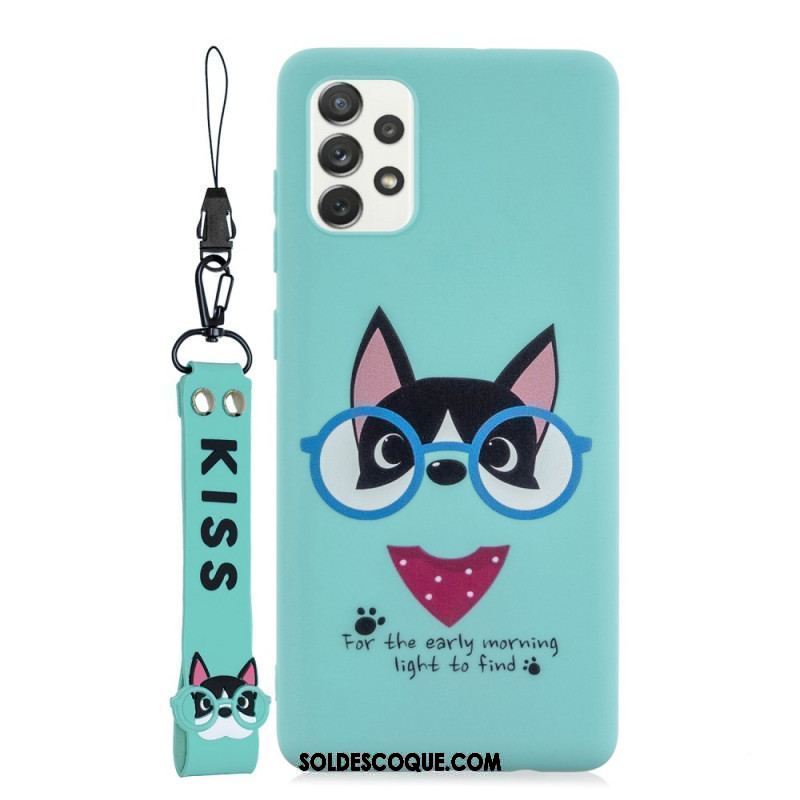 Coque Samsung Galaxy A53 5G Cartoon avec Lanière