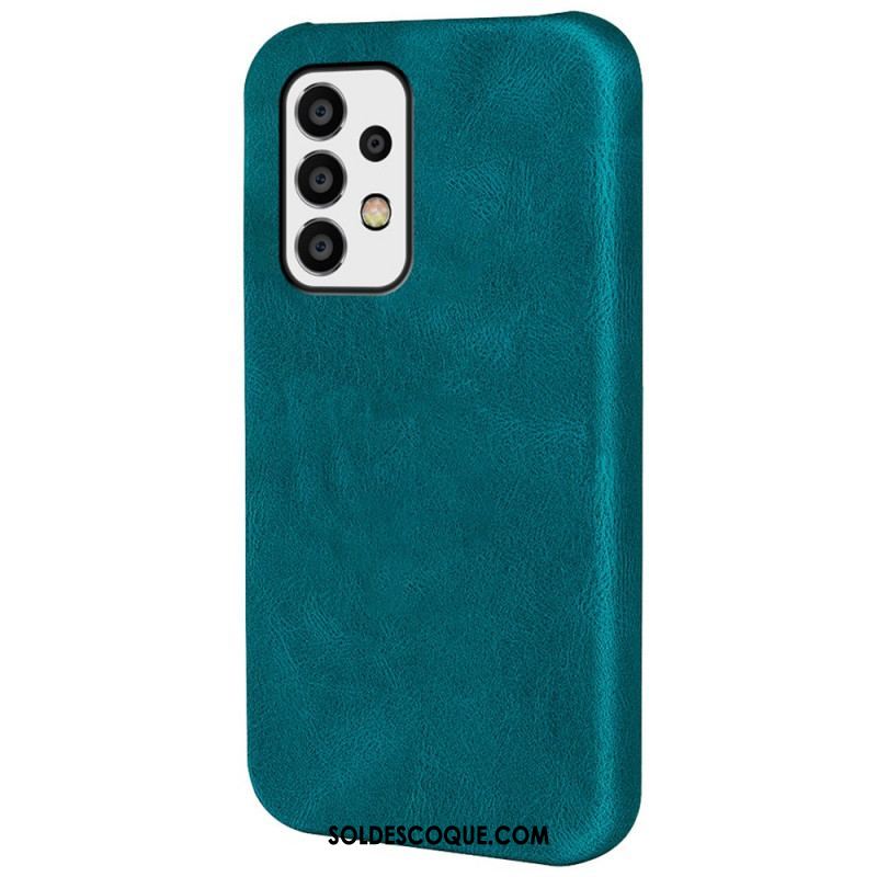 Coque Samsung Galaxy A53 5G Effet Cuir Design