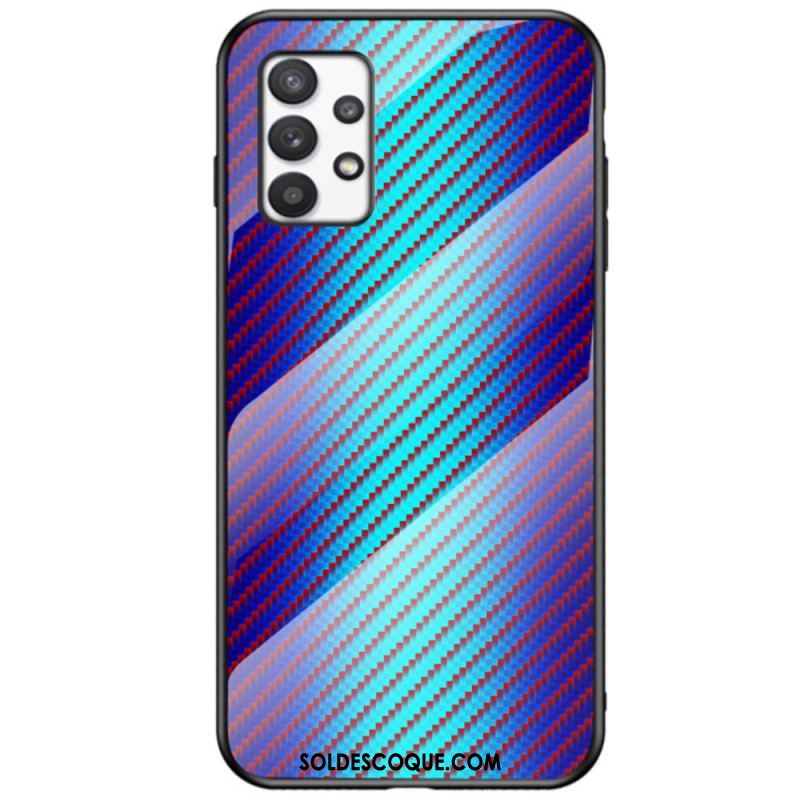 Coque Samsung Galaxy A53 Verre Trempé Fibre Carbone