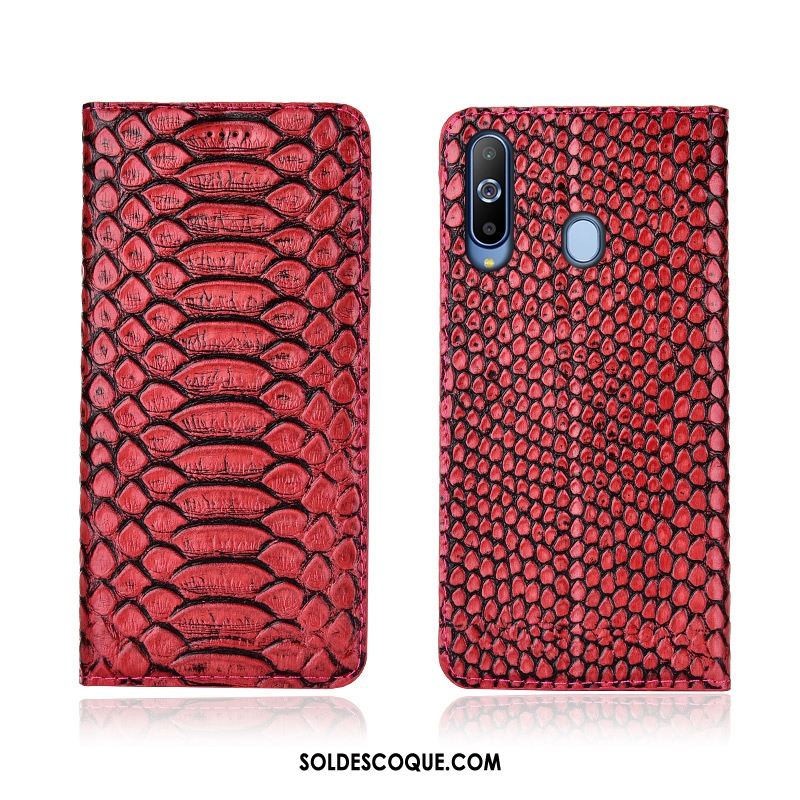 Coque Samsung Galaxy A8s Nouveau Protection Étui Clamshell Cuir Véritable En Ligne