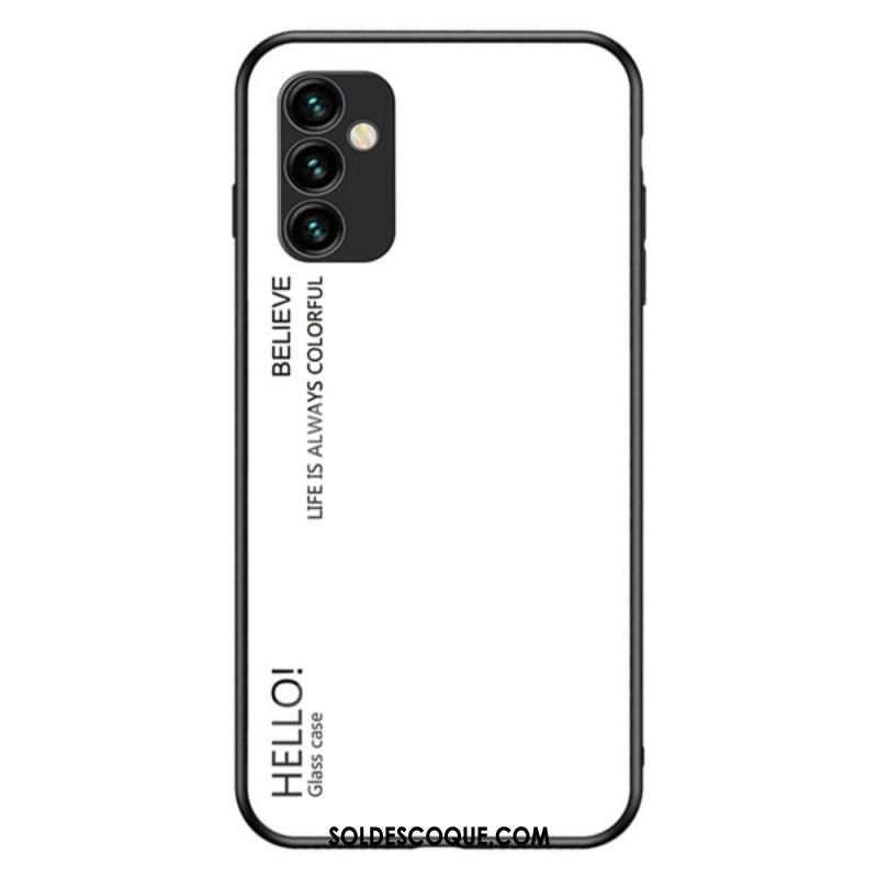 Coque Samsung Galaxy M23 5G Verre Trempé Hello