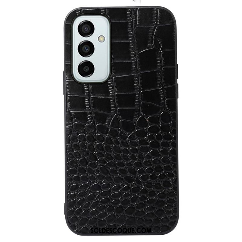 Coque Samsung Galaxy M23 5G Véritable Cuir Texture Crocodile